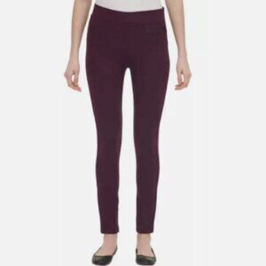 NEW DKNY Jeans Aubergine Stretch Skinny Legging Pants Womens S Rayon Blend